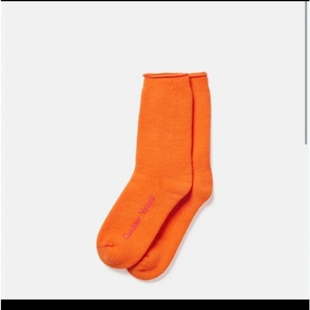 Outdoor Voices Comfort Sock Clementine size S/M NWT